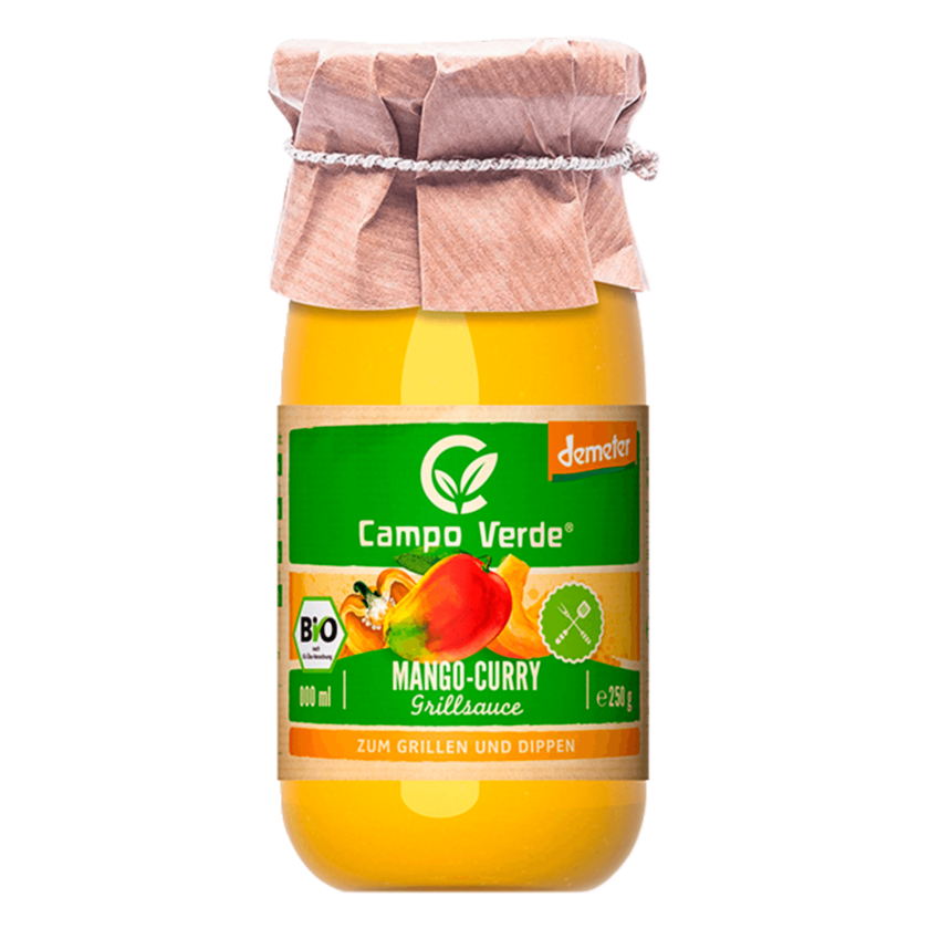 Campo Verde demeter Bio Mango-Curry Grillsauce 250g
